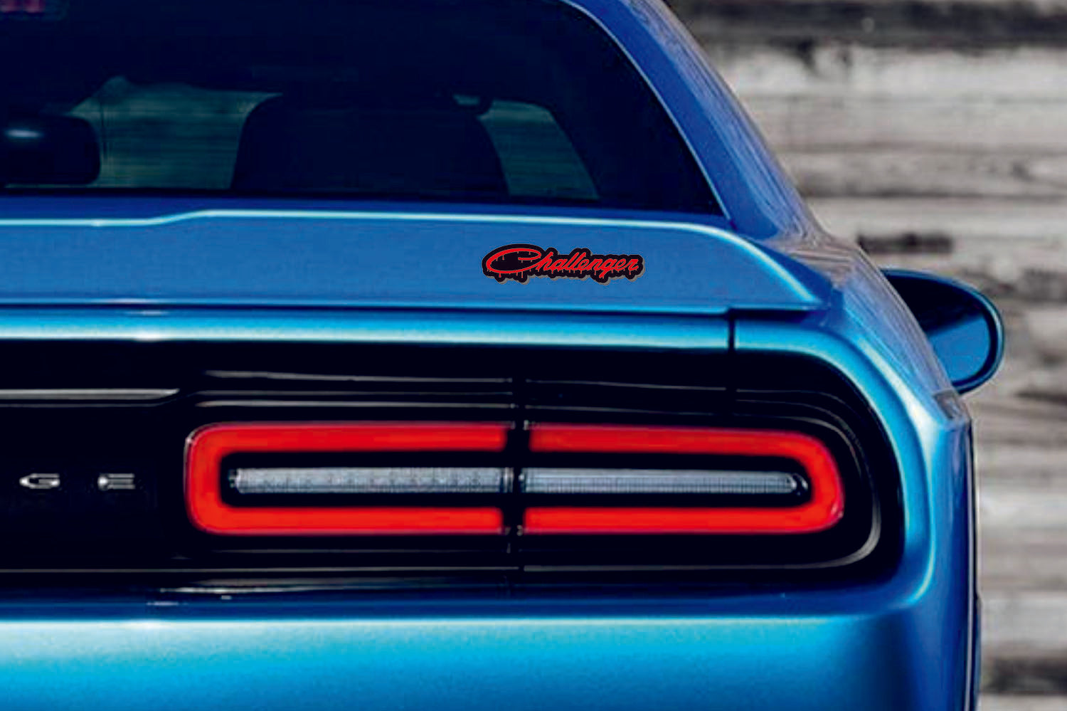 Dodge Emblem & Badge Set - Grille and Tailgate Dodge Challenger Blood logo