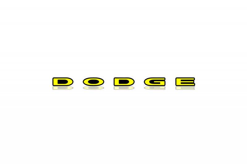 DODGE Radiator grille emblem with DODGE logo (letters)