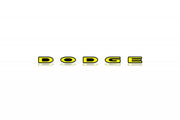 Dodge Radiator grille emblem with Dodge logo (letters) Dodge emblems decoinfabric
