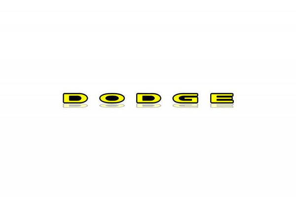 DODGE Radiator grille emblem with DODGE logo (letters)