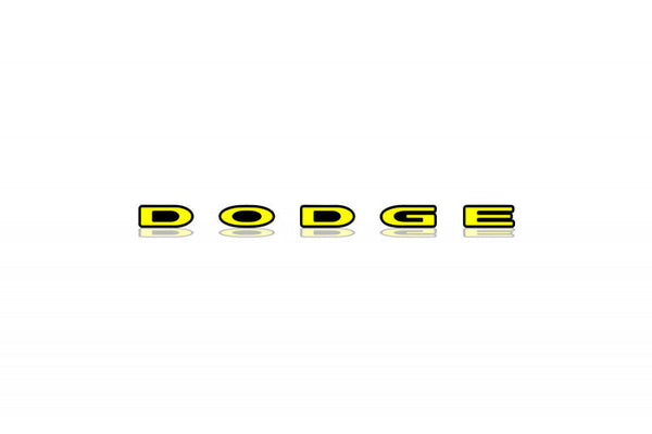 Dodge tailgate trunk rear emblem with DODGE logo (letters)