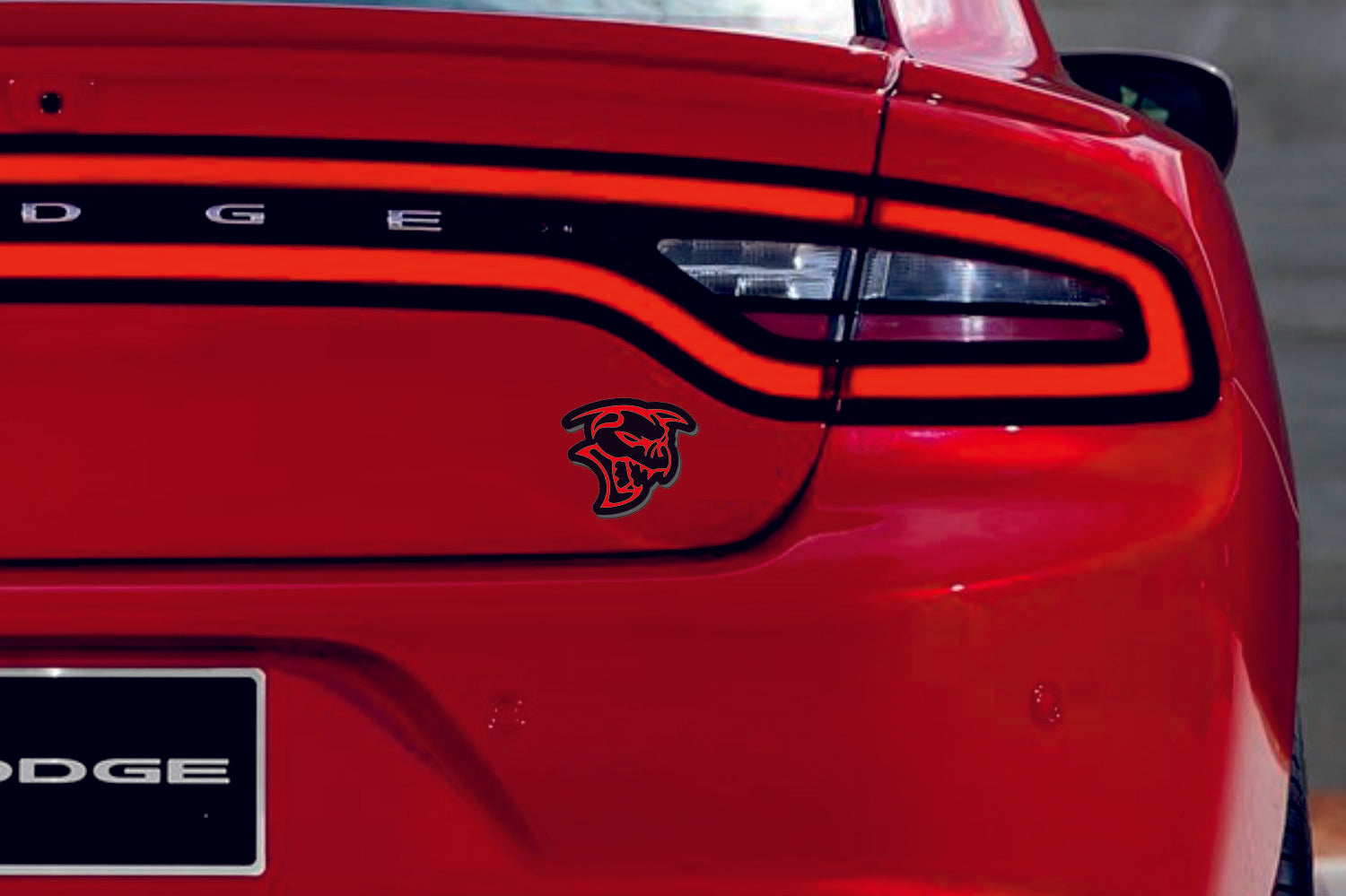 Emblème de calandre DODGE avec logo Hellcat