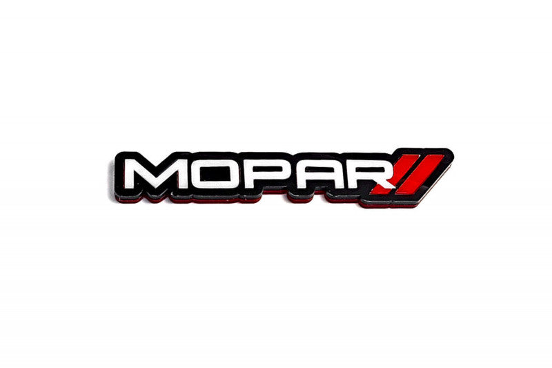 Dodge tailgate trunk rear emblem with Mopar + Dodge logo Dodge emblems decoinfabric