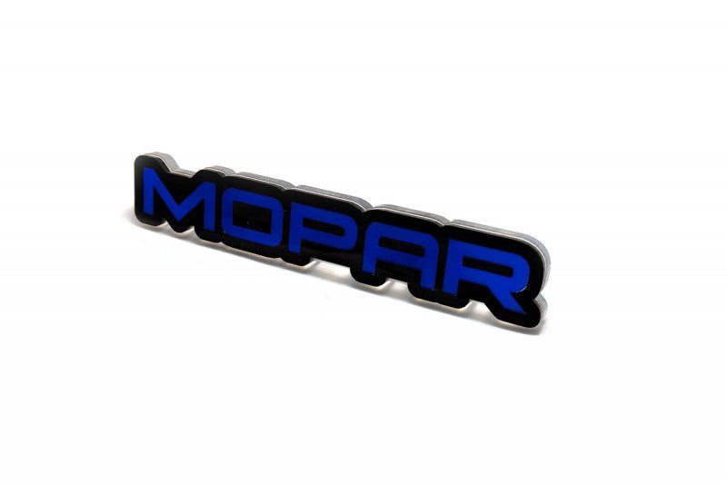 Dodge Emblem & Badges set with Mopar logo Dodge emblems decoinfabric BLACK BLUE