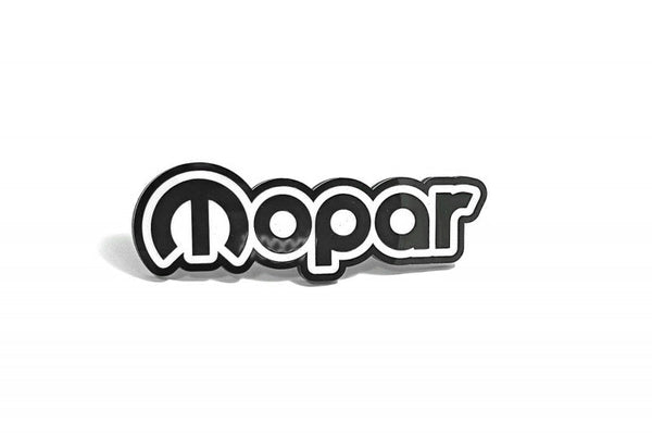 Dodge Challenger trunk rear emblem between tail lights with Mopar logo (type 4)