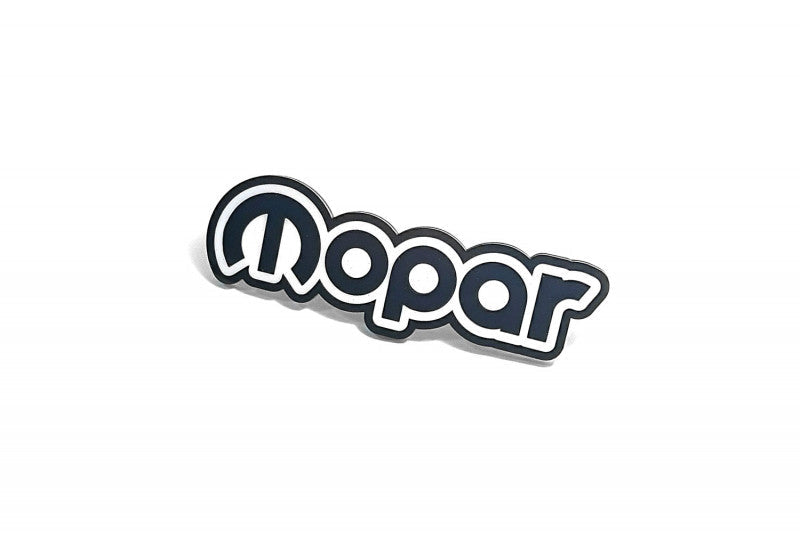 Dodge tailgate trunk rear emblem with Mopar logo (type 4) Dodge emblems decoinfabric