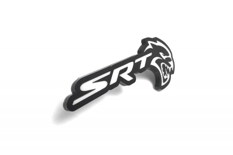 Dodge tailgate trunk rear emblem with SRT Hellcat logo Dodge emblems decoinfabric
