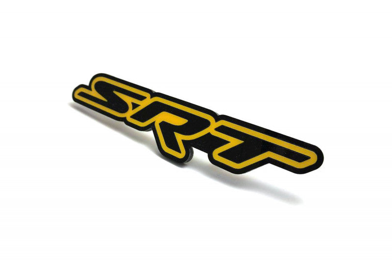 Dodge tailgate trunk rear emblem with SRT logo (type 2) Dodge emblems decoinfabric