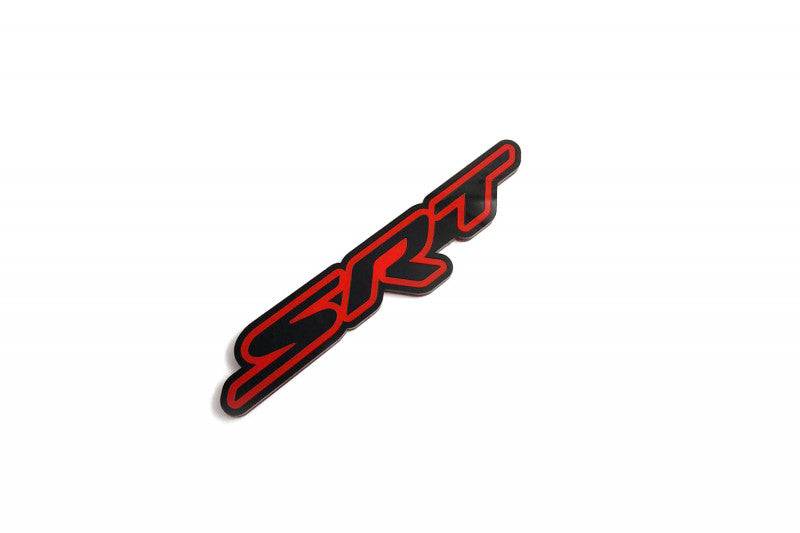 Dodge tailgate trunk rear emblem with SRT logo (type 2) Dodge emblems decoinfabric