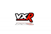 Vauxhall tailgate trunk rear emblem with VXR logo Vauxhall emblems decoinfabric BLACK WHITE
