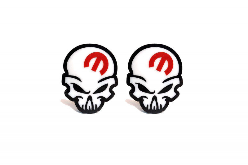 DODGE emblem for fenders with Mopar Skull logo Dodge emblems decoinfabric