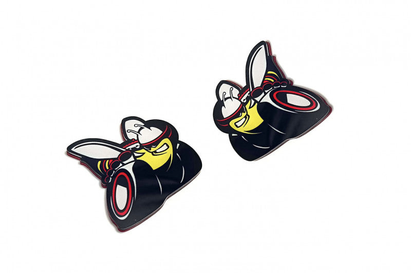 DODGE emblem for fenders with Scat Pack logo (type 2) Dodge emblems decoinfabric