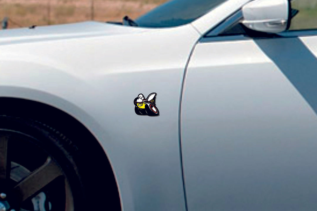 DODGE emblem for fenders with Scat Pack logo (type 2) Dodge emblems decoinfabric