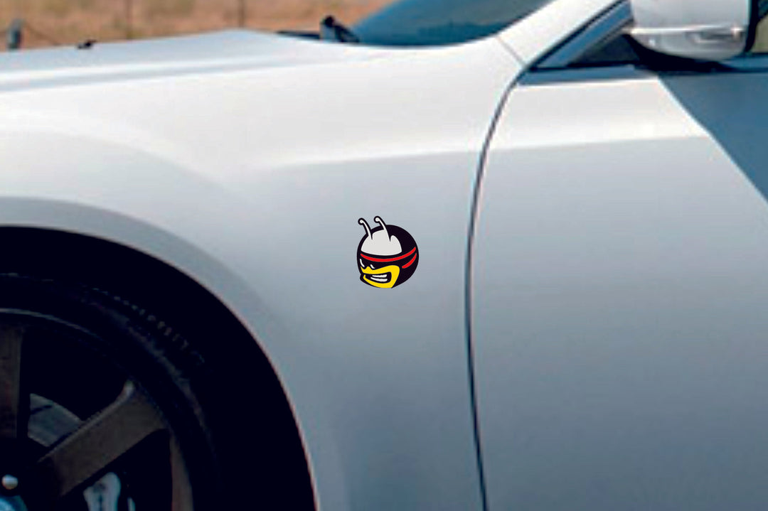 Dodge Emblem & Badges set with Scat Pack logo (Type 3) Dodge emblems decoinfabric