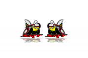 Dodge Emblem & Badges set with Scat Pack + SRT logo Dodge emblems decoinfabric