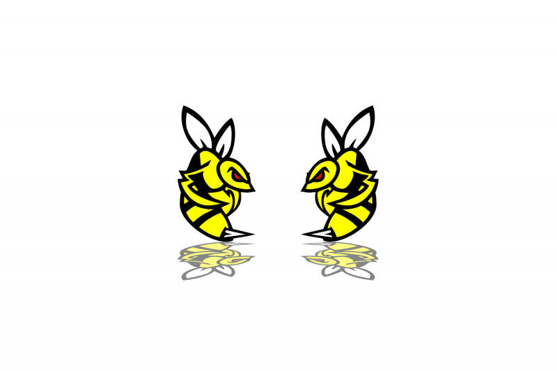 Dodge Emblem & Badges set with Strong Bee logo Dodge emblems decoinfabric