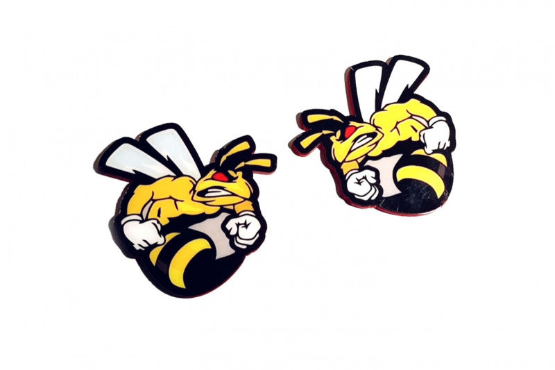 Dodge Emblem & Badges set with Strong Bee logo (Type 2) Dodge emblems decoinfabric