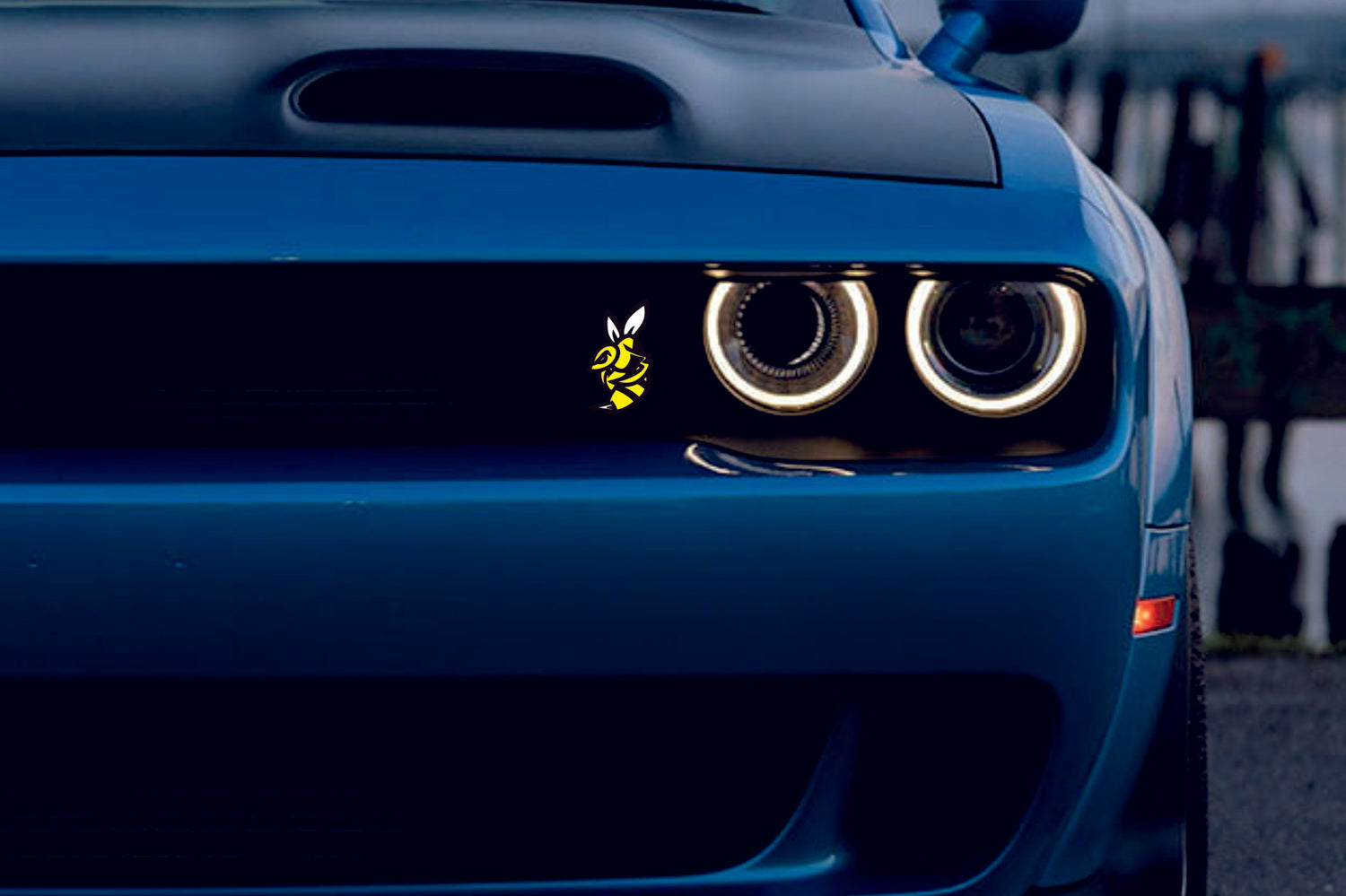 Dodge Emblem & Badge Set - Grille and Tailgate Strong Bee logo Dodge emblems decoinfabric