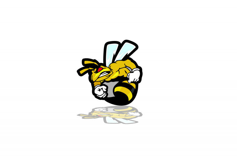 DODGE Radiator grille emblem with Strong Bee logo (type 2) Dodge emblems decoinfabric