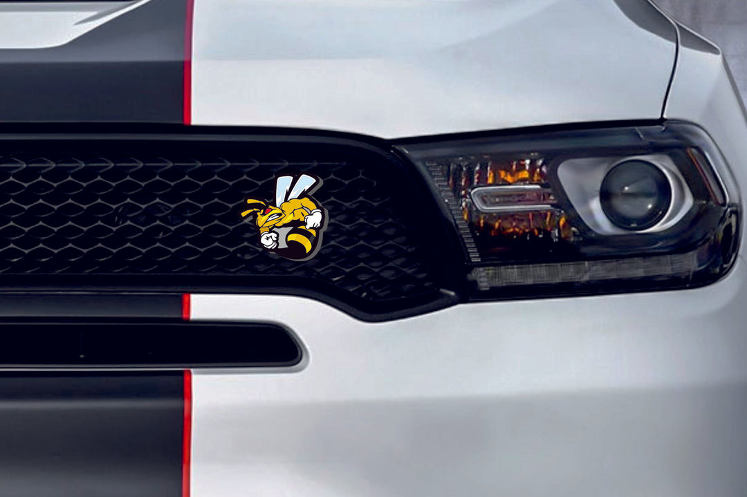 DODGE Radiator grille emblem with Strong Bee logo (type 2) Dodge emblems decoinfabric