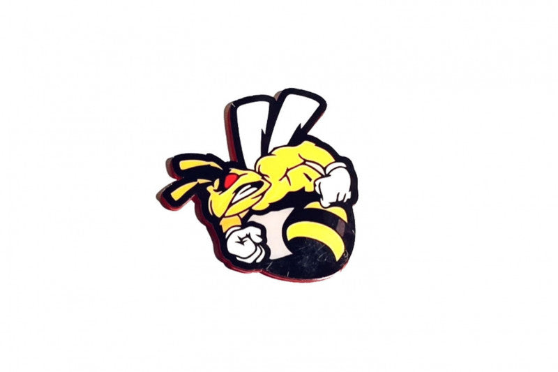 Dodge tailgate trunk rear emblem with Strong Bee logo (type 2) Dodge emblems decoinfabric