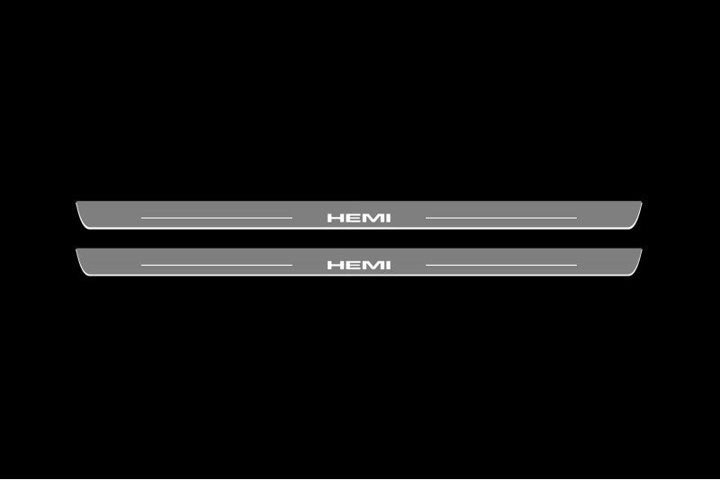 Dodge Challenger 2008+ Car Door Sill With Logo HEMI Dodge Led Door Sills opdesign
