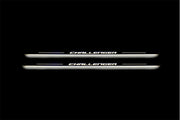 Dodge Challenger 2008+ LED Door Sills PRO With Logo Challenger Dodge Led Door Sills opdesign