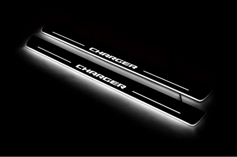 Dodge Charger 2011+ Car Light Sill With Logo CHARGER - decoinfabric
