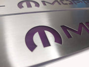 Chrysler 300C II 2011+ Door Sill Led Plate With MOPAR Logo Chrysler Led Door Sills opdesign