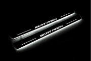 Dodge Charger 2011+ Door Sill Lights With Logo Scat Pack Dodge Led Door Sills opdesign