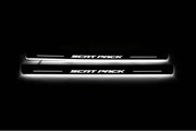 Dodge Charger 2011+ Door Sill Lights With Logo Scat Pack Dodge Led Door Sills opdesign