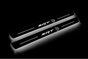 Dodge Durango III 2011+ Door Sill Led Plate With Logo SRT Hellcat Dodge Led Door Sills opdesign
