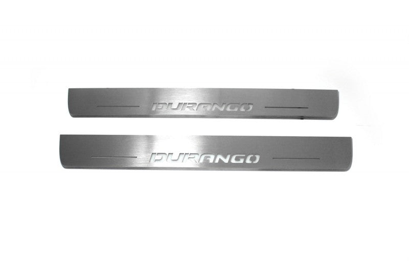 Dodge Durango III 2011+ LED Car Door Sill With Logo Durango Dodge Led Door Sills opdesign