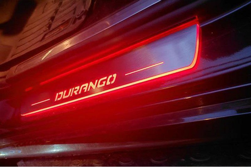 Dodge Durango III 2011+ LED Car Door Sill With Logo Durango Dodge Led Door Sills opdesign