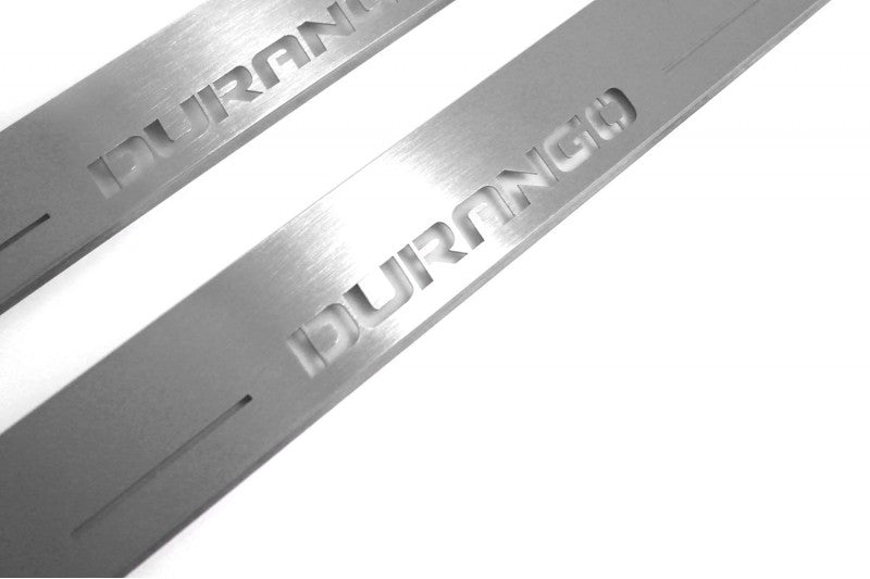 Dodge Durango III 2011+ LED Car Door Sill With Logo Durango Dodge Led Door Sills opdesign