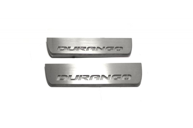 Dodge Durango III 2011+ LED Car Door Sill With Logo Durango Dodge Led Door Sills opdesign