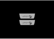 Dodge Durango III 2011+ Door Sill Led Plate With Logo SRT Hellcat (Type 5) Dodge Led Door Sills opdesign