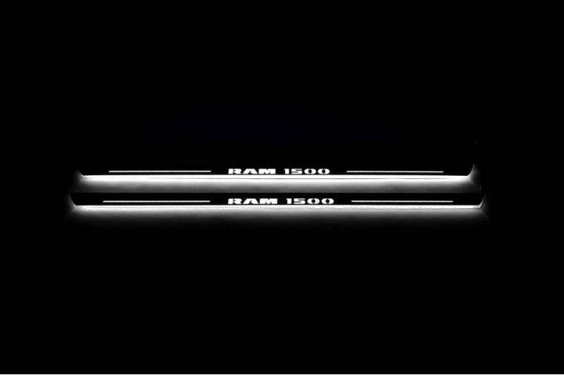 RAM 1500 IV 2009-2018 Car Door Sill With Logo RAM 1500 Ram Led Door Sills opdesign
