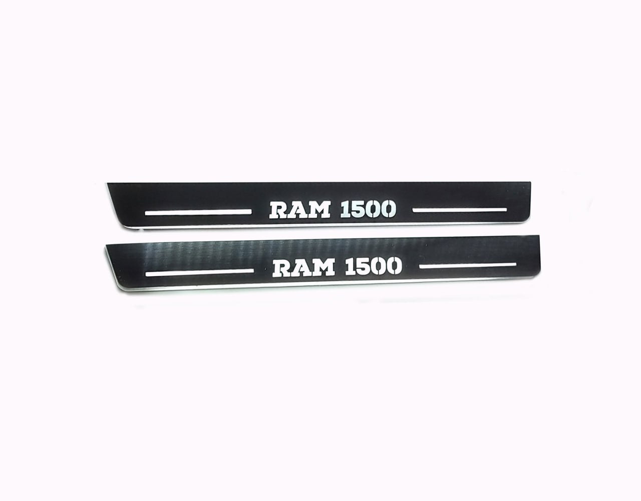 Dodge Ram IV Door Sill Led Plate With RAM 1500 Logo - decoinfabric