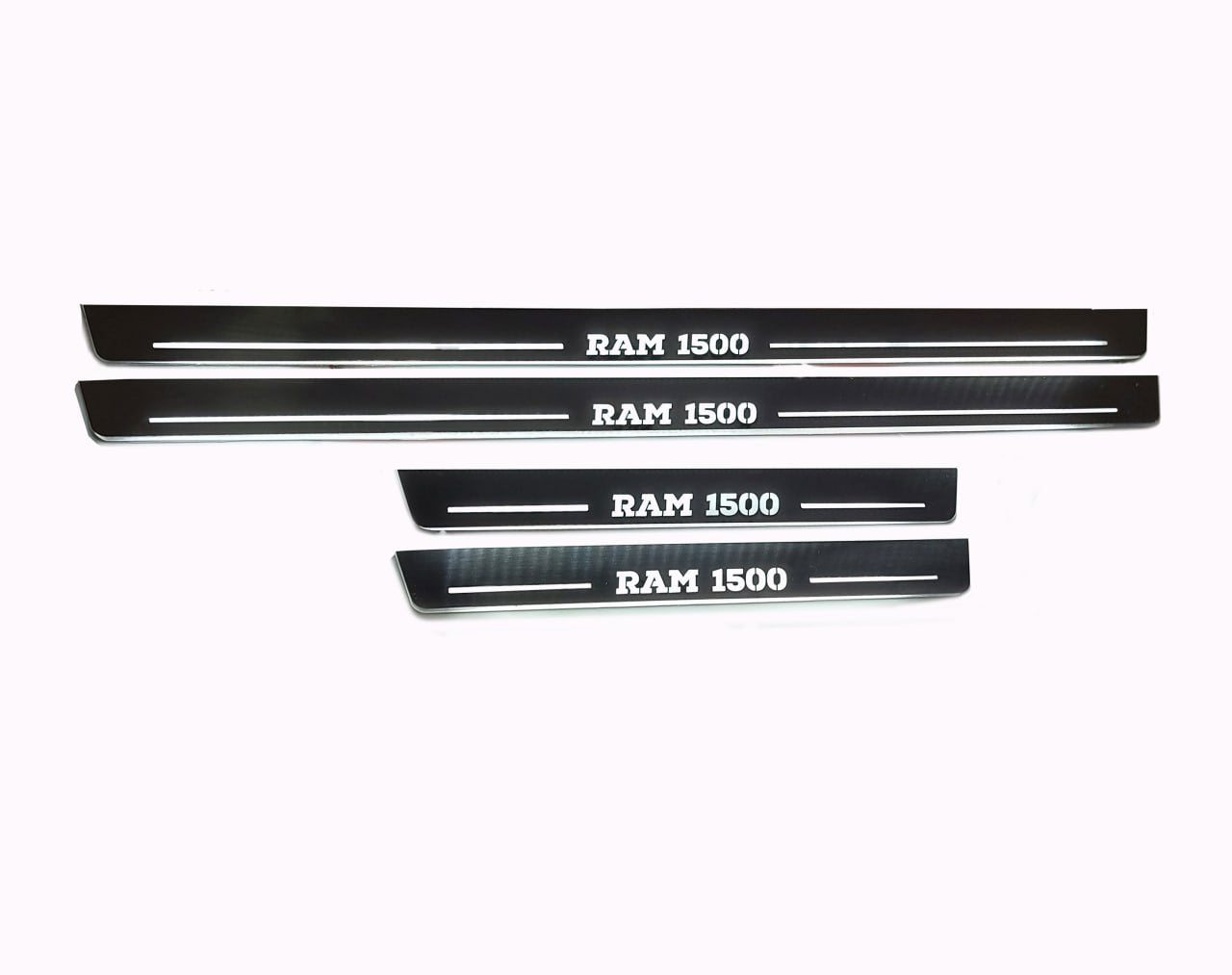RAM 1500 V 2019+ Door Sill Led Plate With RAM 1500 Logo Ram Led Door Sills opdesign