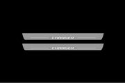 Dodge Charger 2005-2011 Door Sill Protectors With Logo Charger Dodge Led Door Sills opdesign