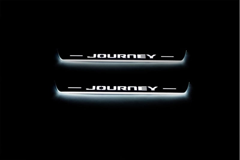 Dodge Journey 2009+ Car Sill With Logo Journey Dodge Led Door Sills opdesign