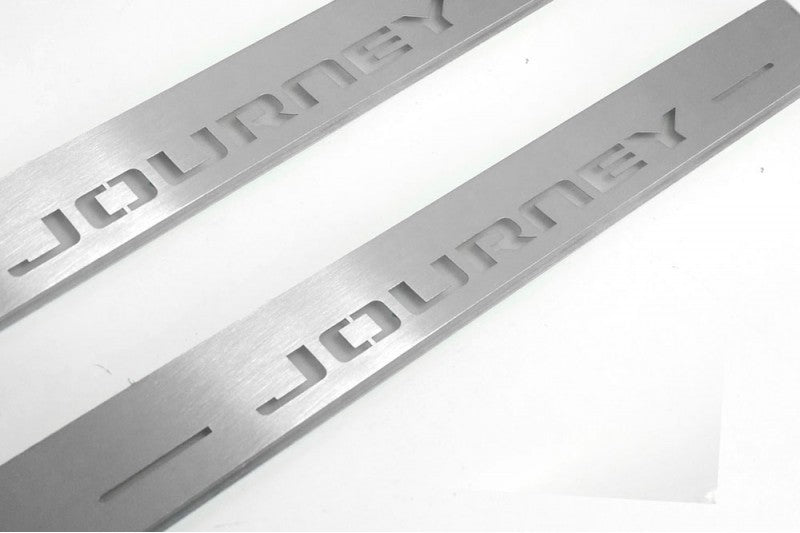 Dodge Journey Car Sill With Logo Journey - decoinfabric