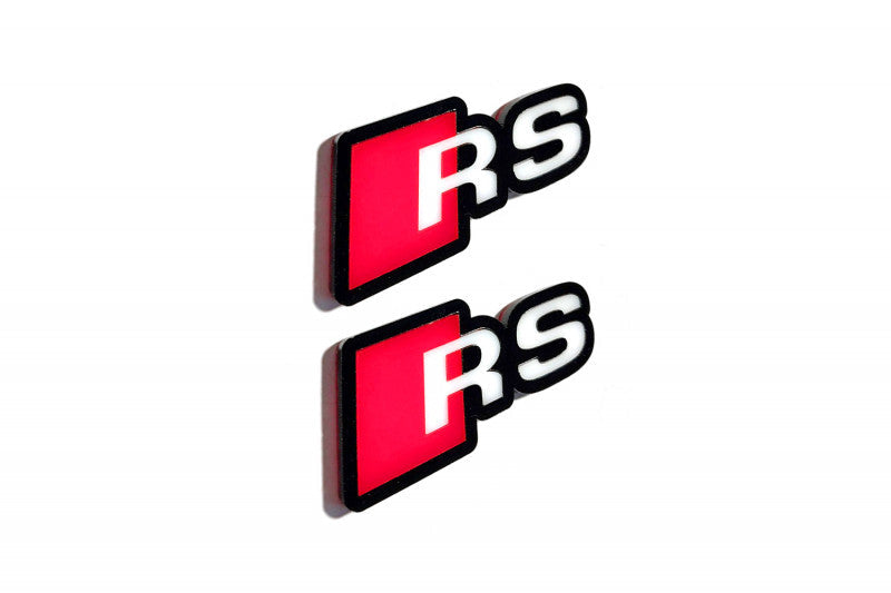 Audi emblem for fenders with Audi RS logo fender decoinfabric