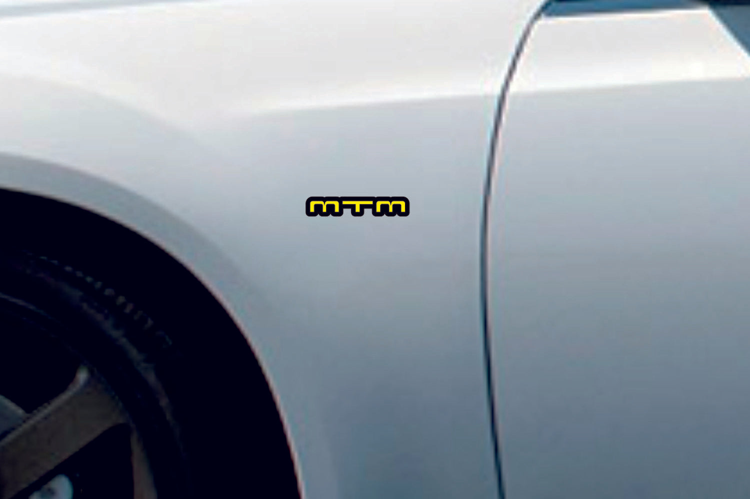Audi emblem for fenders with MTM logo - decoinfabric