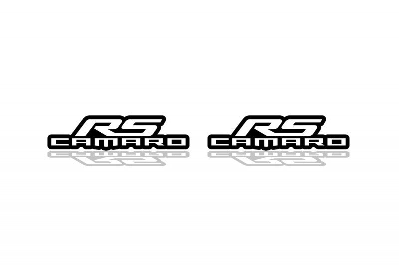 Chevrolet Camaro emblem for fenders with RS Camaro logo Fender decoinfabric