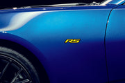 Chevrolet emblem for fenders with RS logo Fender decoinfabric