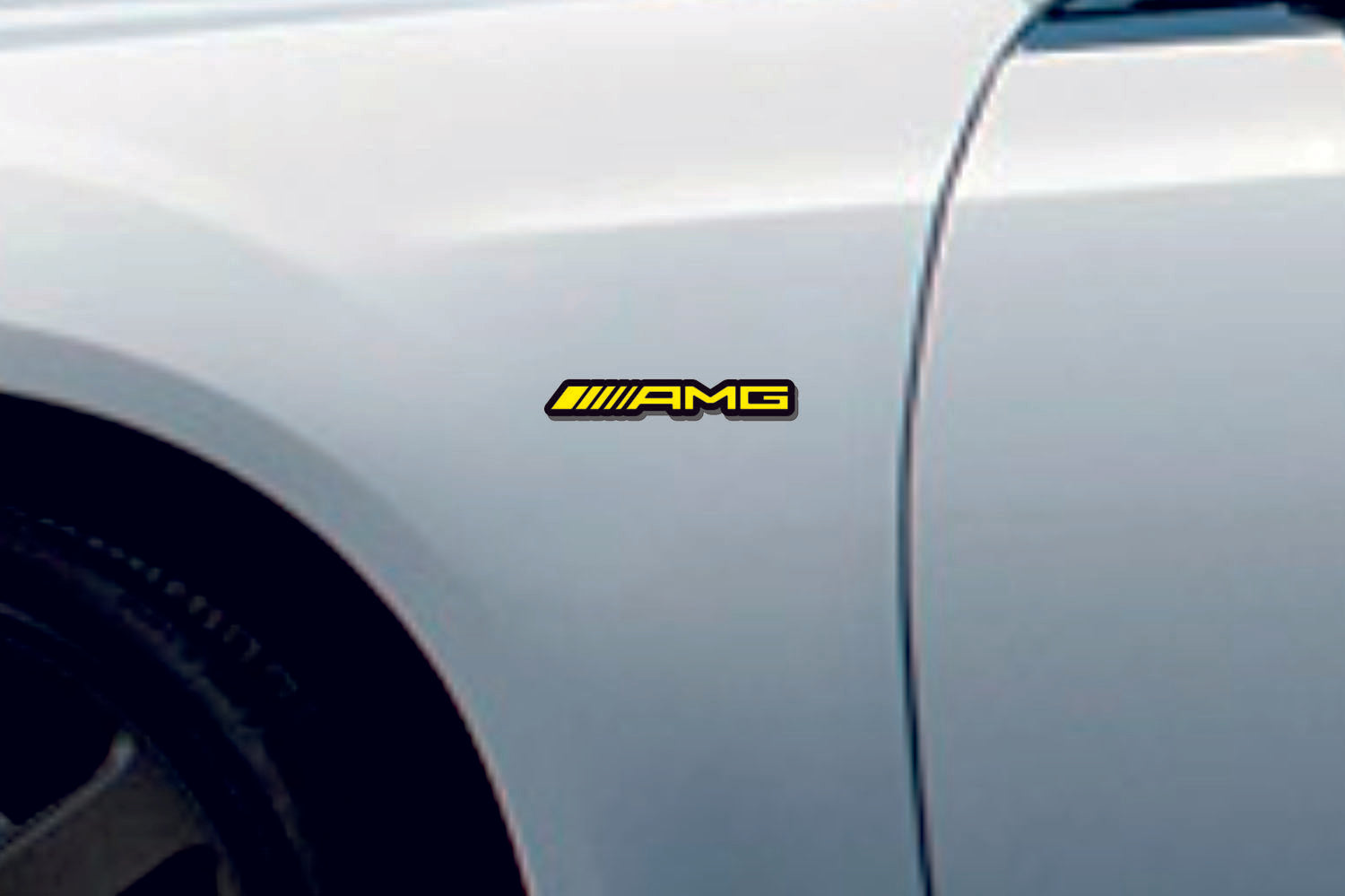 Mercedes G-Class emblem for fenders with AMG logo fender decoinfabric