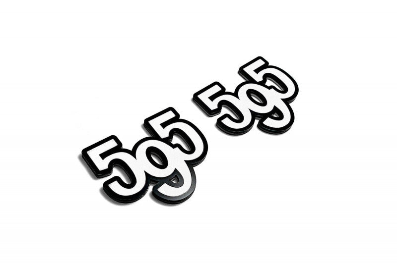 Fiat emblem for fenders with 595 logo Fiat emblems decoinfabric