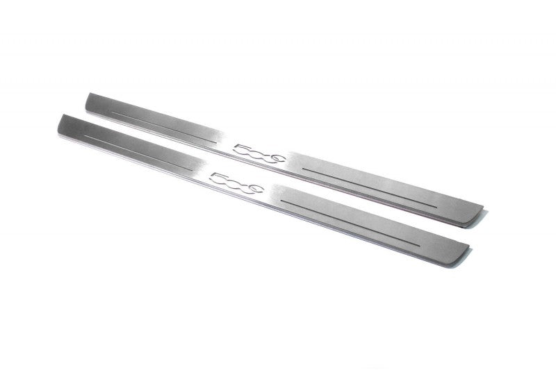 Fiat 500C LED Door Sill With Logo 500C - decoinfabric